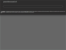 Tablet Screenshot of paardenzaad.nl
